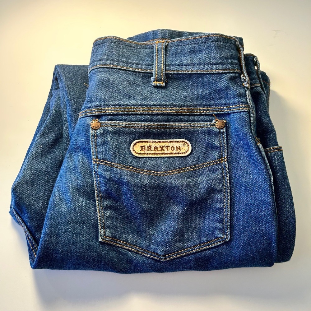 Braxton Jeans Woman's Size 14 Vintage Braxton Blue Jeans‎